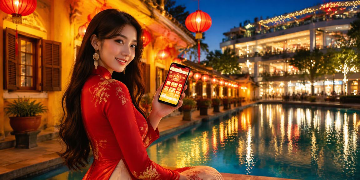 Người dùng tại Hội An sử dụng ứng dụng casino di động trên điện thoại Android
