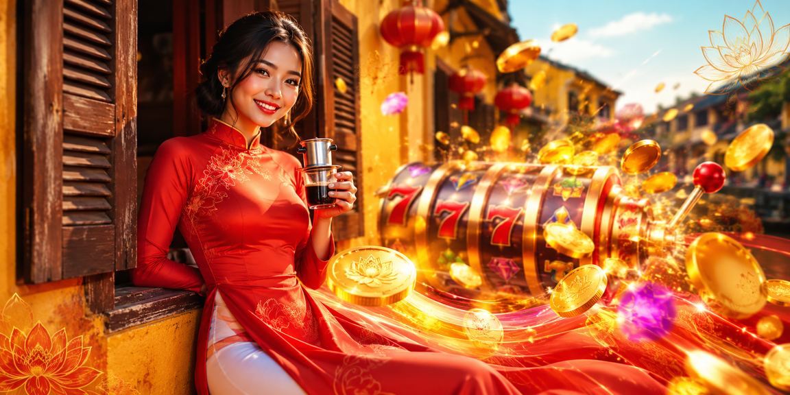 Slot game Hội An chủ đề áo dài Việt Nam trên a88